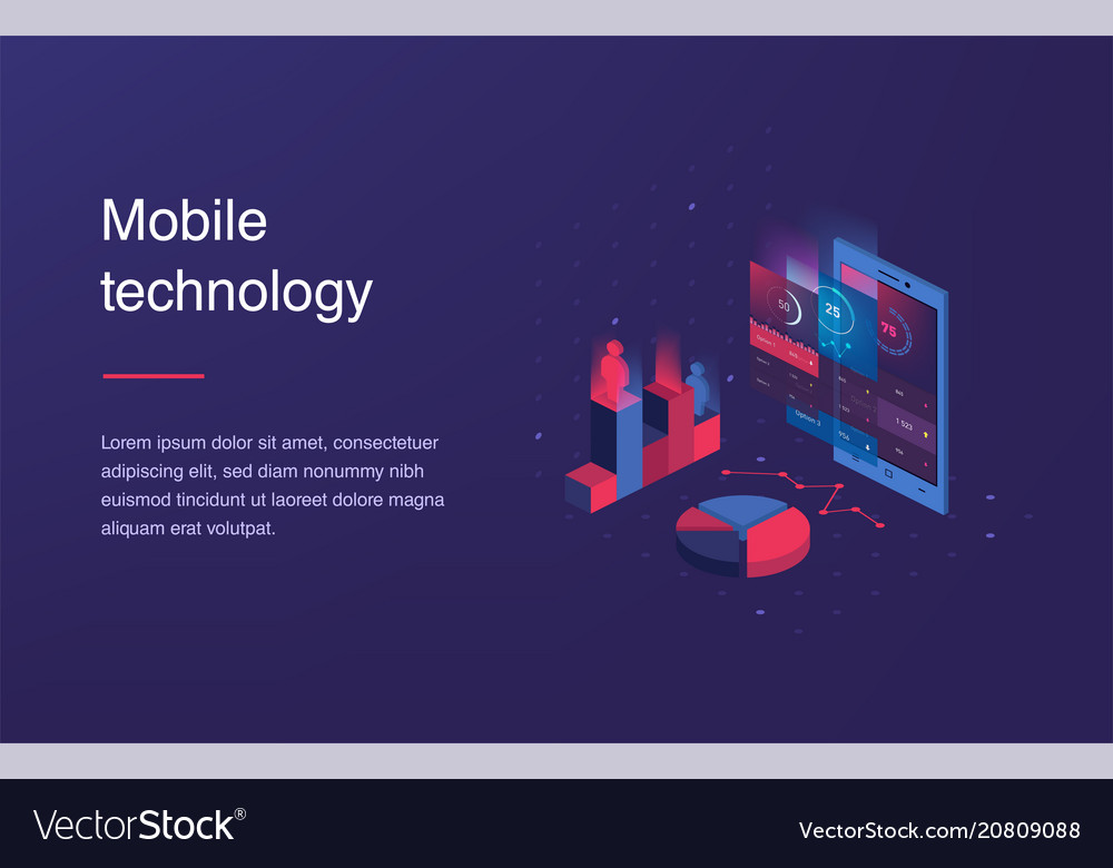 Isometric Mobile App Interface