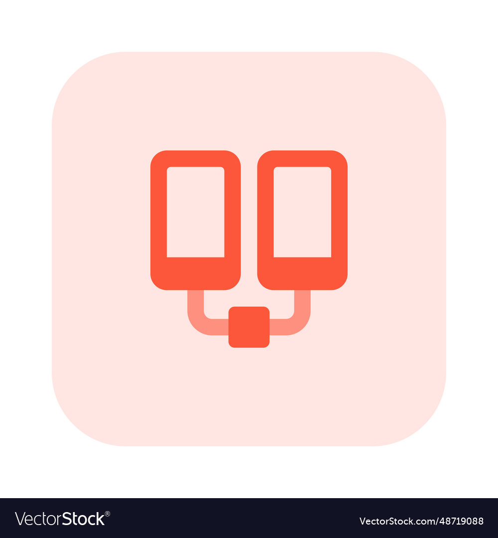 Multiple cell phone connected to each other