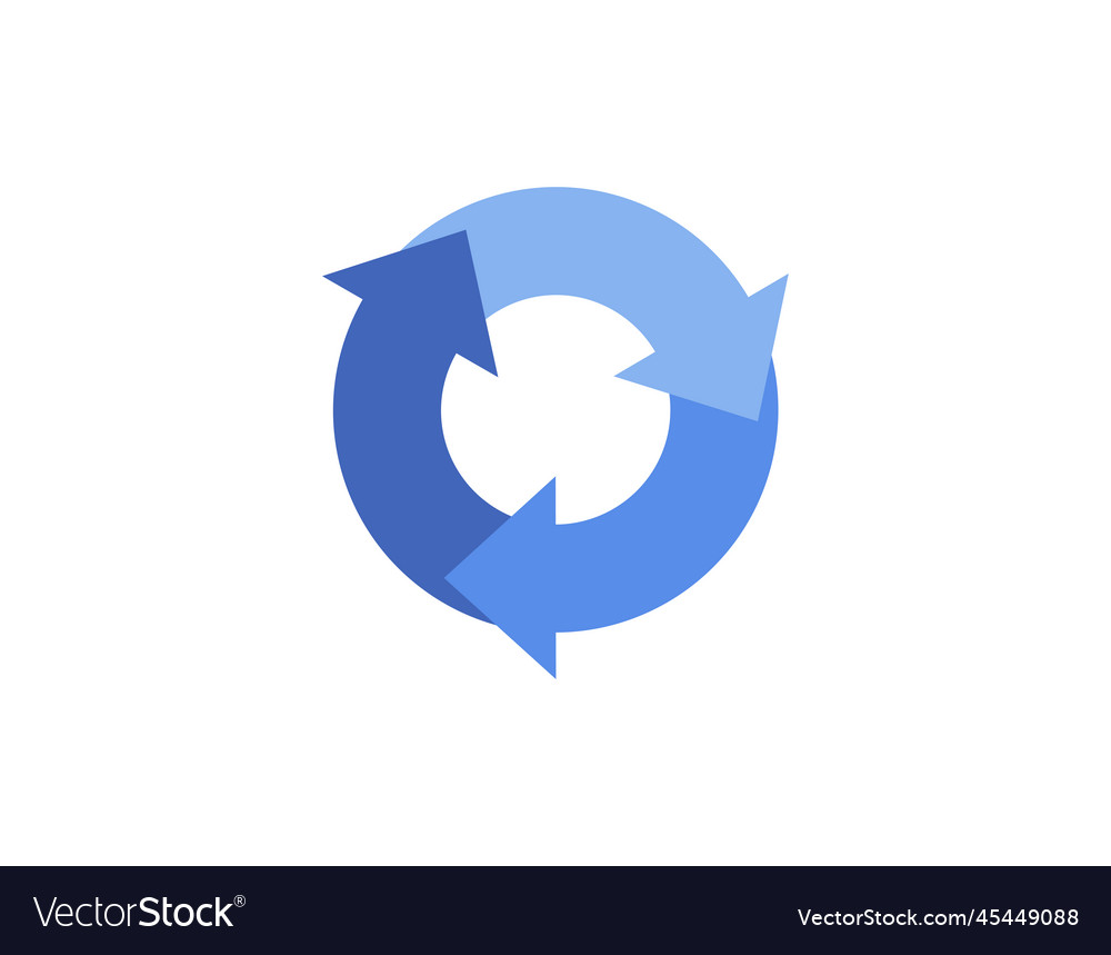 Reduce reuse recycle sign set three different vector image Reduce reuse recycle sign set three different