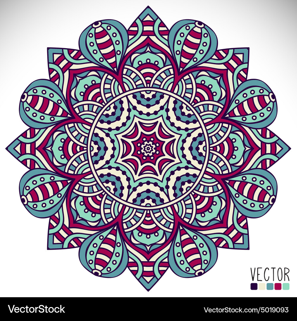 Mandala Royalty Free Vector Image - VectorStock