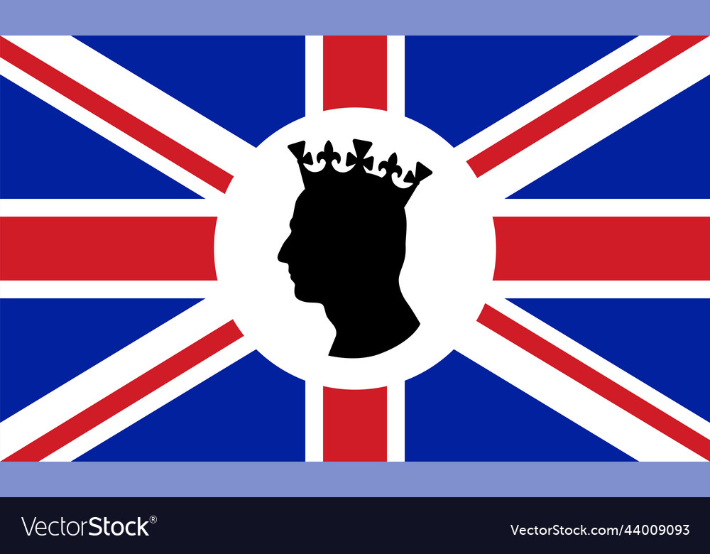 Side profile silhouette of king charles iii again