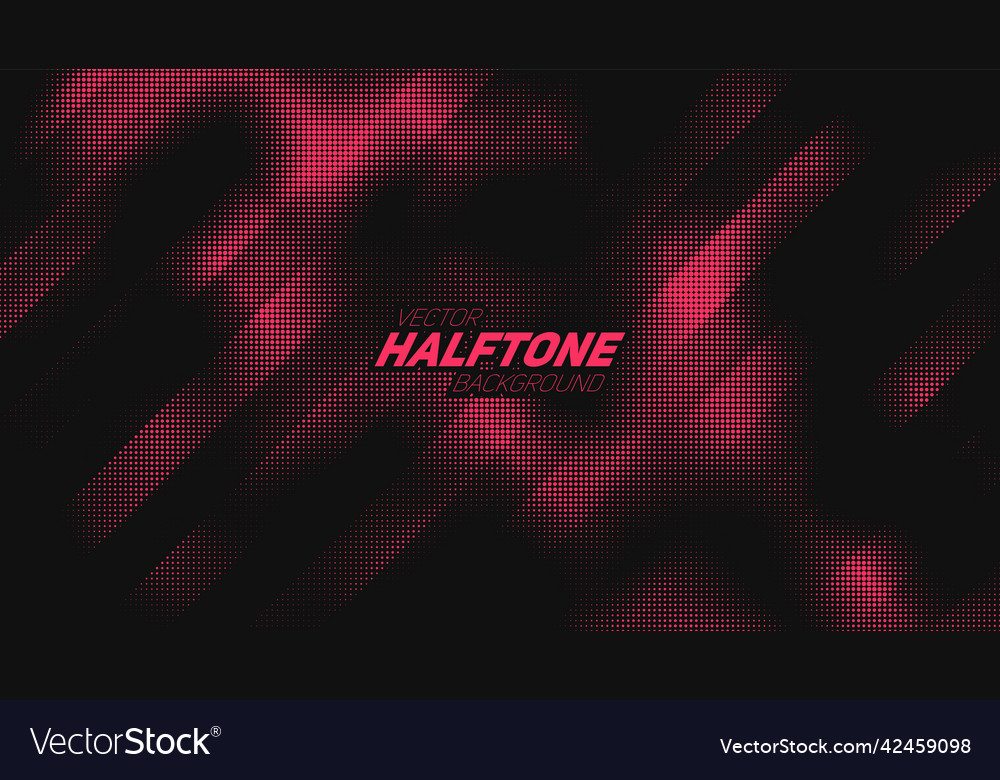 Abstract torn red halftone background vector image Abstract torn red halftone background