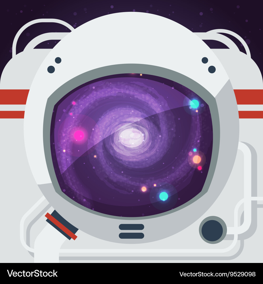 Astronaut flat Royalty Free Vector Image - VectorStock