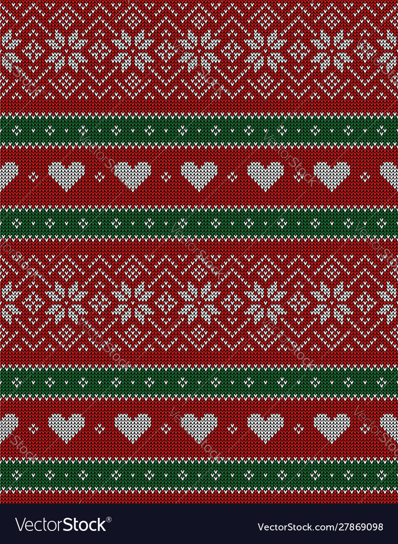 Christmas and new year pattern