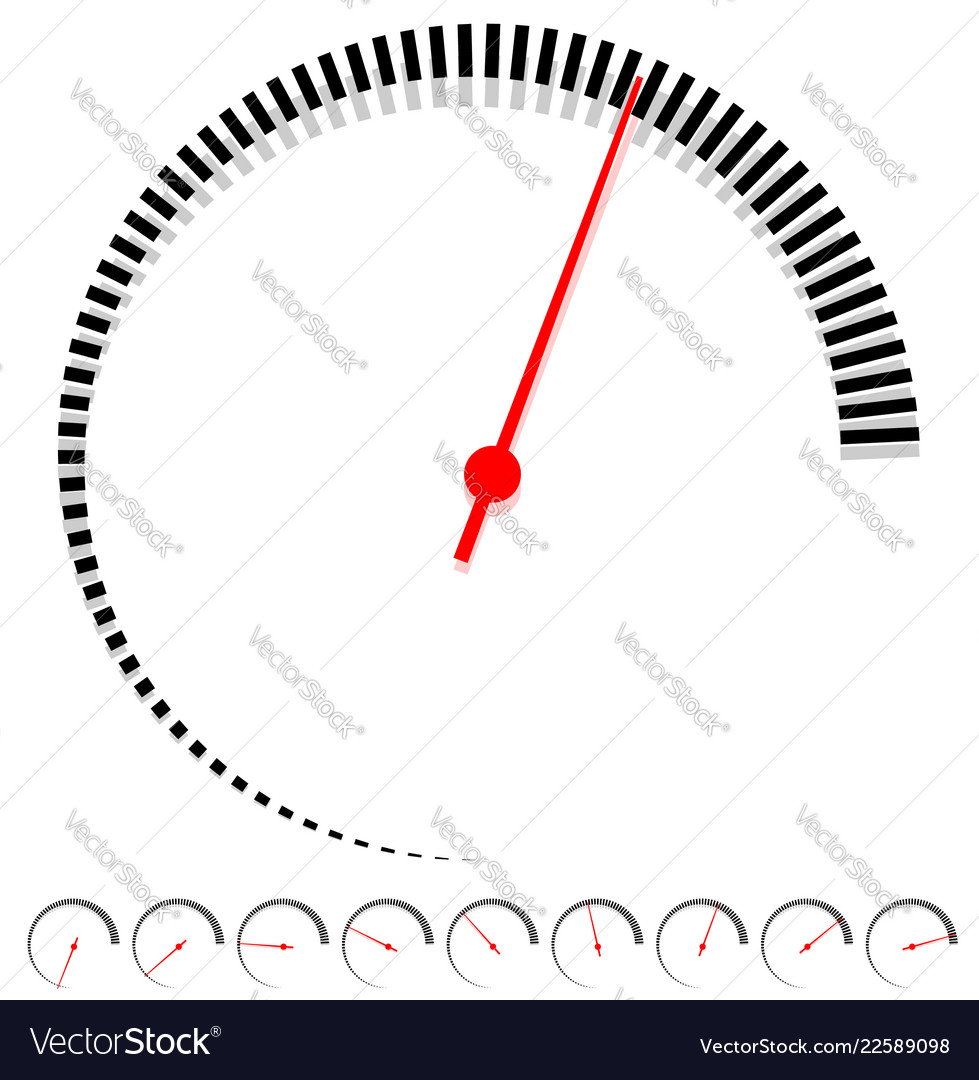 Circular Dial Gauge Template