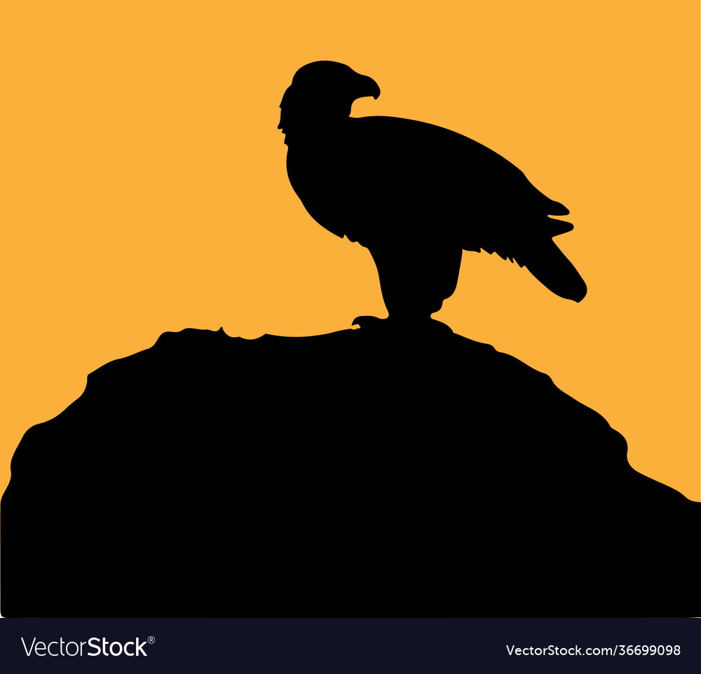 Eagle icon isolated on background Vector Image Eagle icon isolated on background