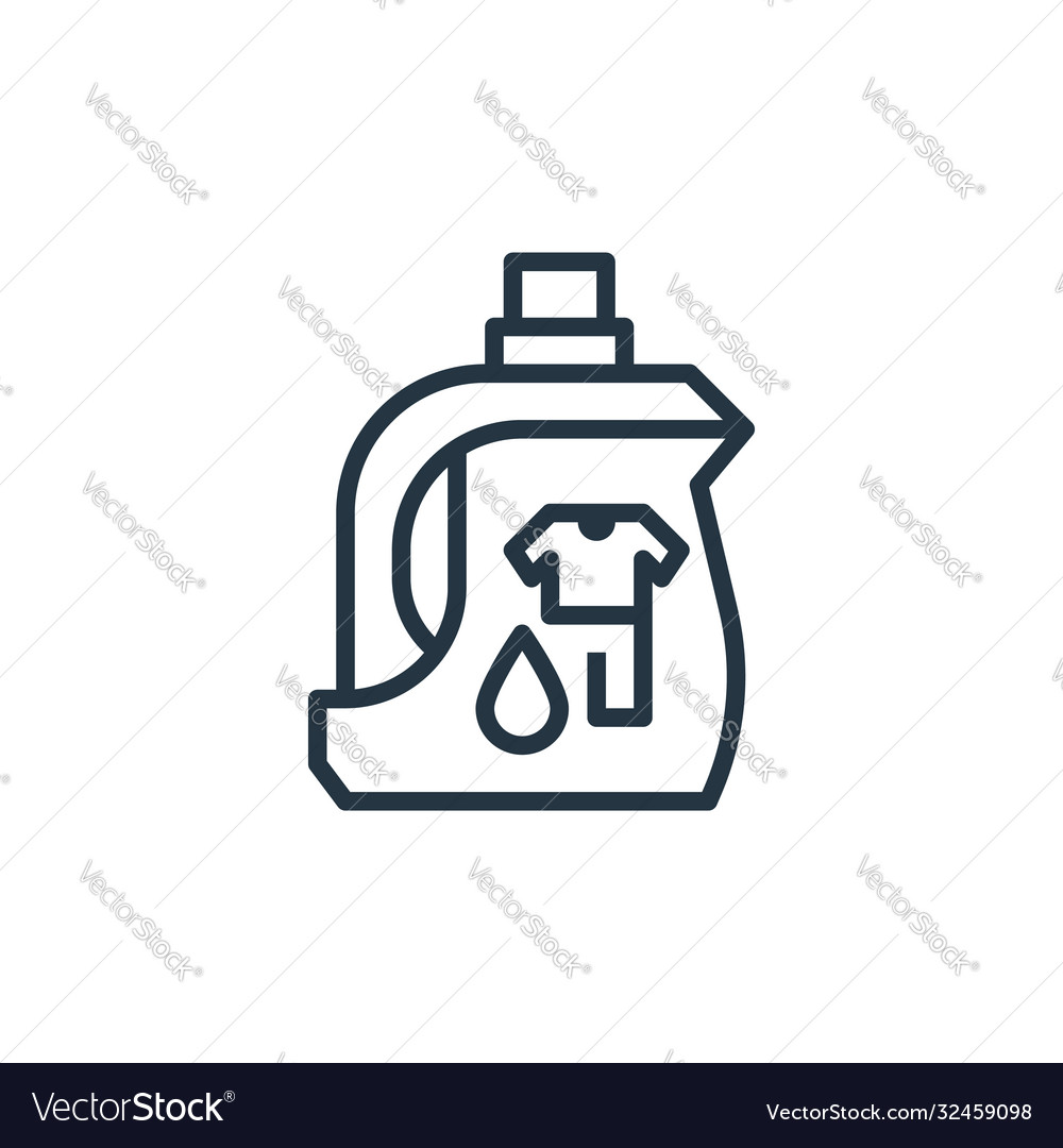 Laundry detergent icon isolated on white Vector Image