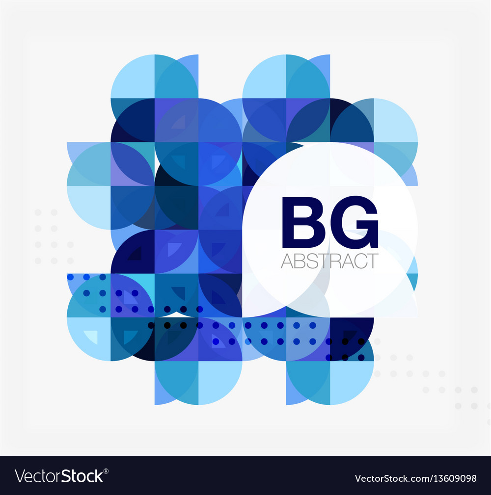 Minimalistic circle composition background vector image Minimalistic circle composition background