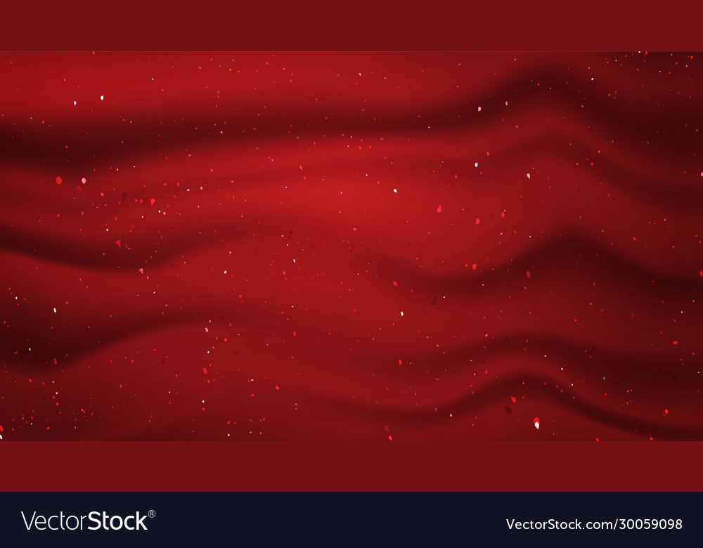 Realist empty fabric with grain texture clean vector image Realist empty fabric with grain texture clean