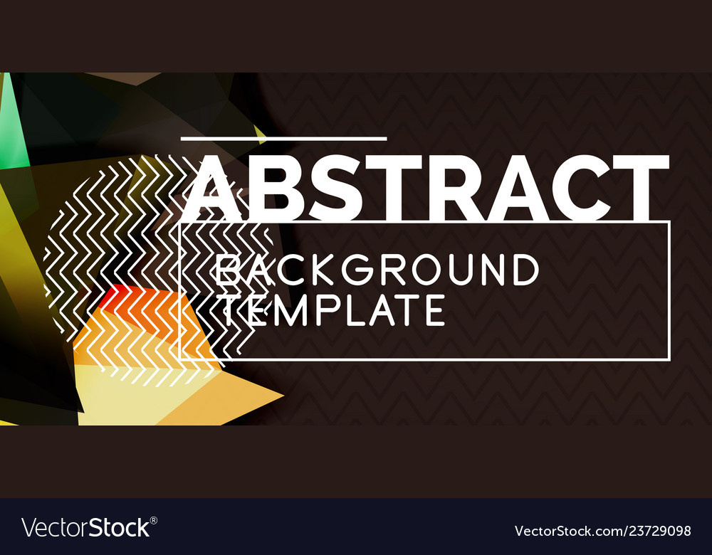 Triangular 3d geometric shapes background