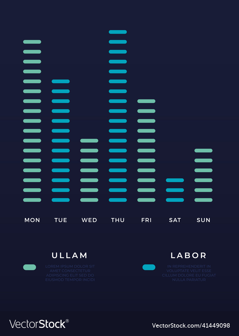 Ui infographic statistic elements data vector image Ui infographic statistic elements data