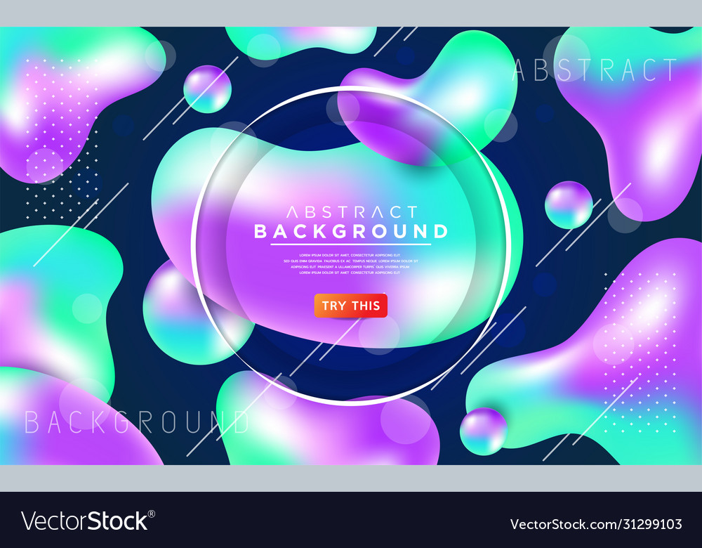 3d colorful dynamic liquid realistic abstract