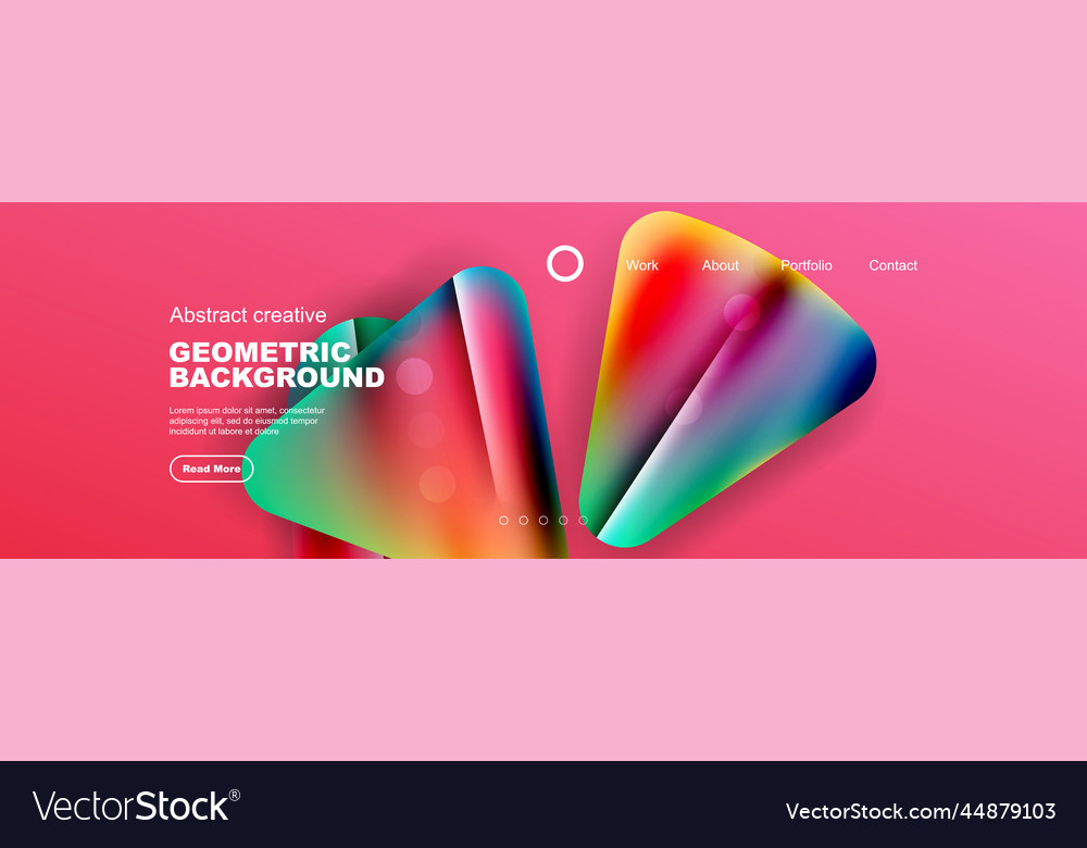 Abstract background for your landing page design