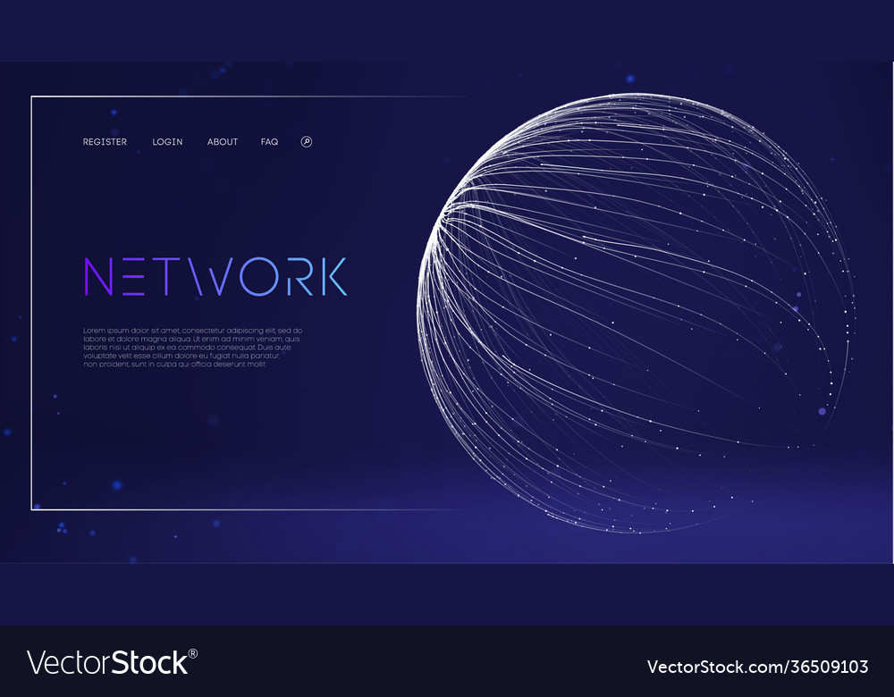 Blockchain Transfer Satellite Future Royalty Free Vector