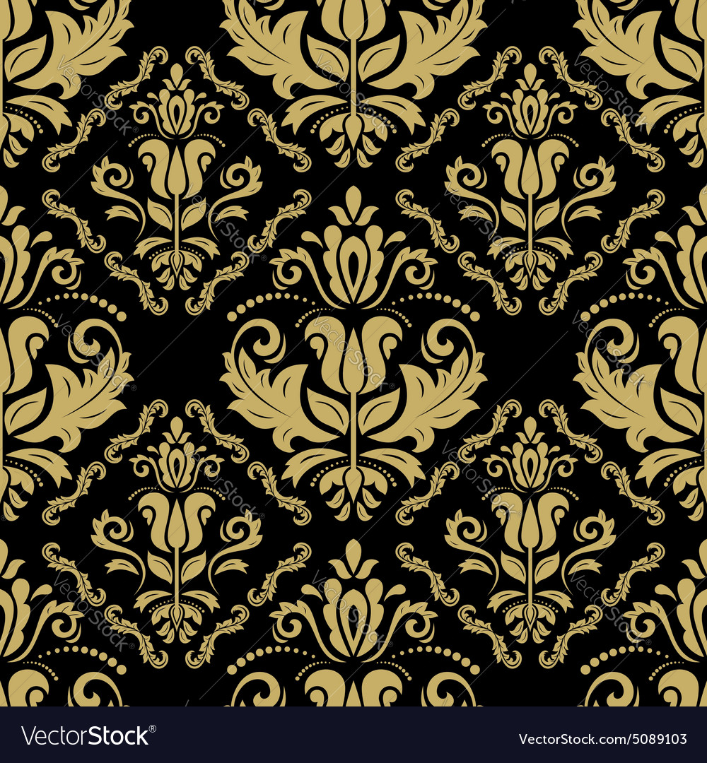 Damask seamless pattern