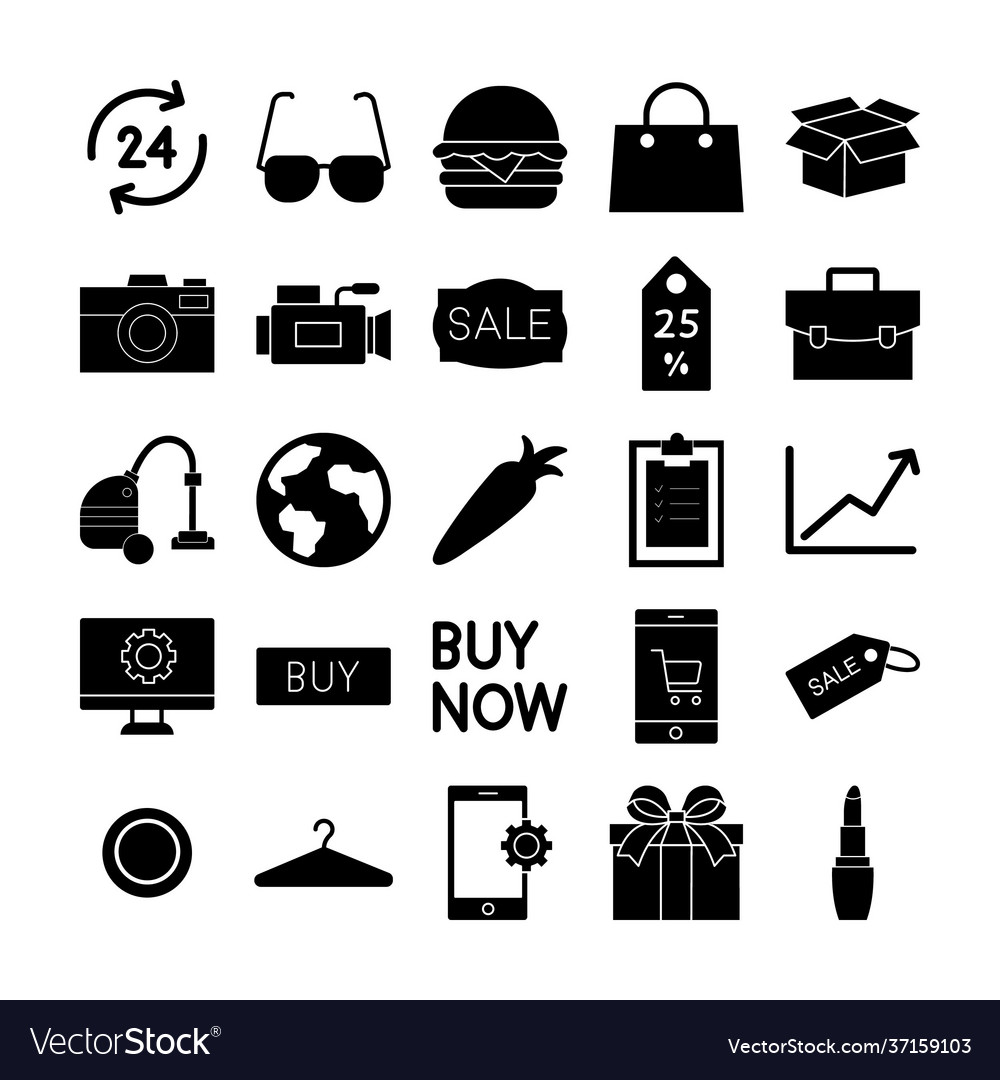 Fashion icons set can easily modify or edit