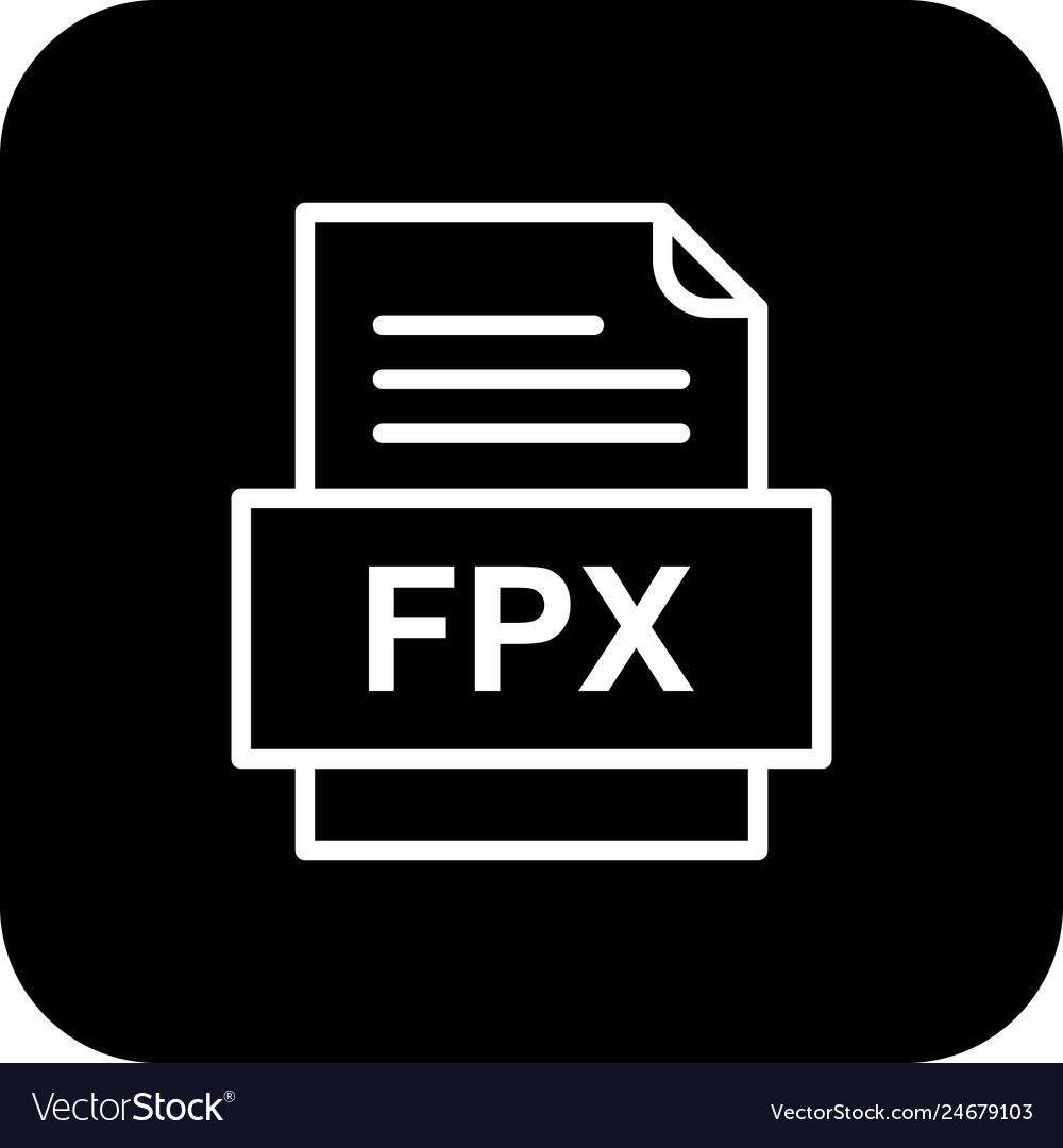 Fpx file document icon