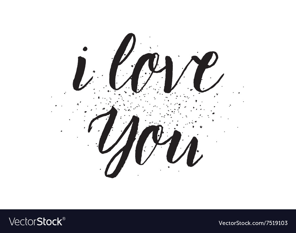 I love you inscription greeting card