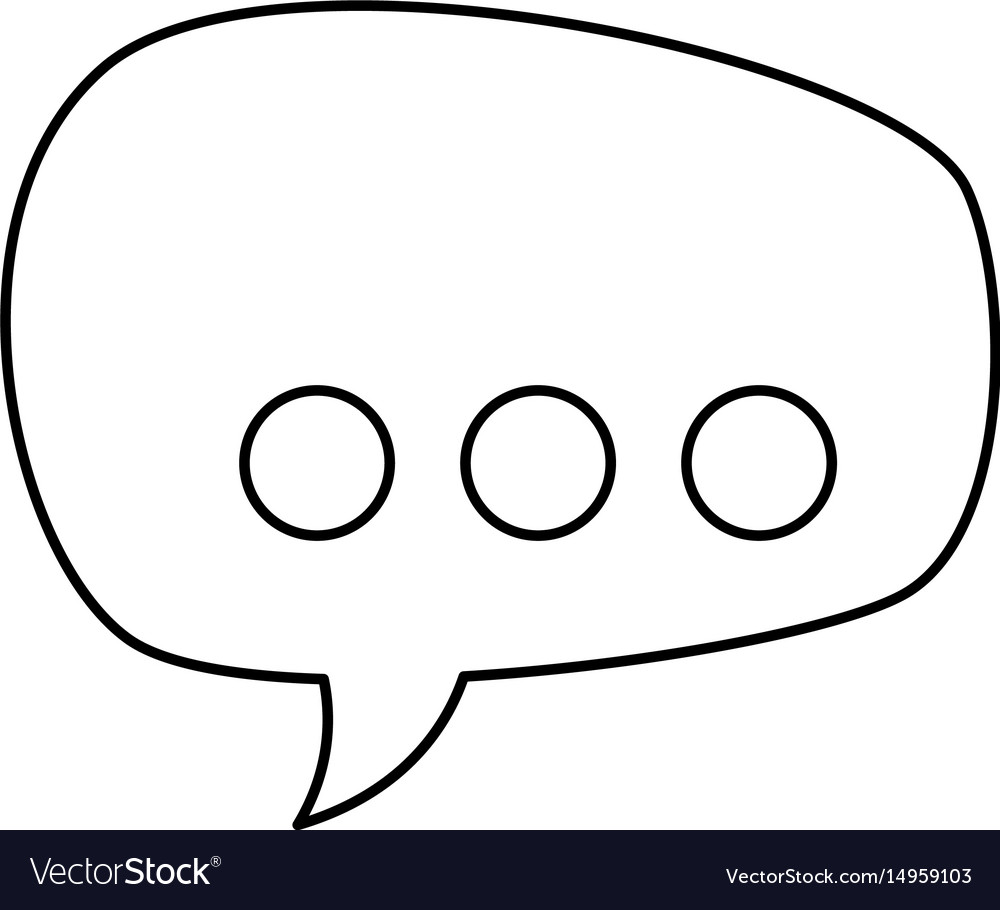 Line chat bubbles to message icon