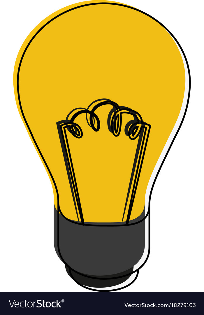Lit lightbulb icon image