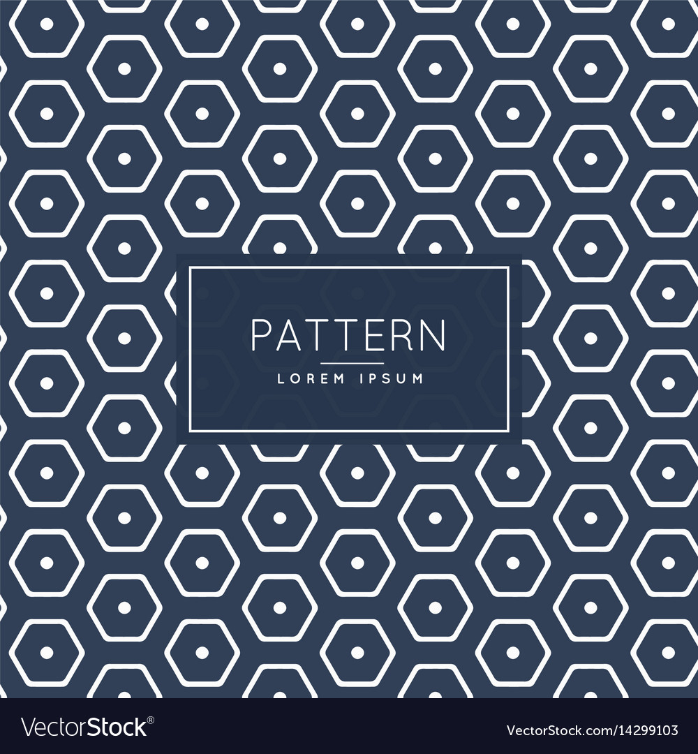 Modern Hexagonal Pattern