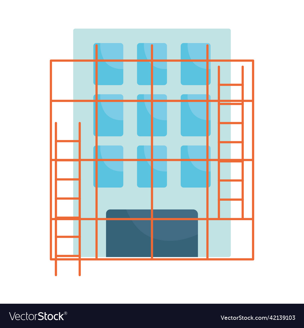 Scaffold building icon