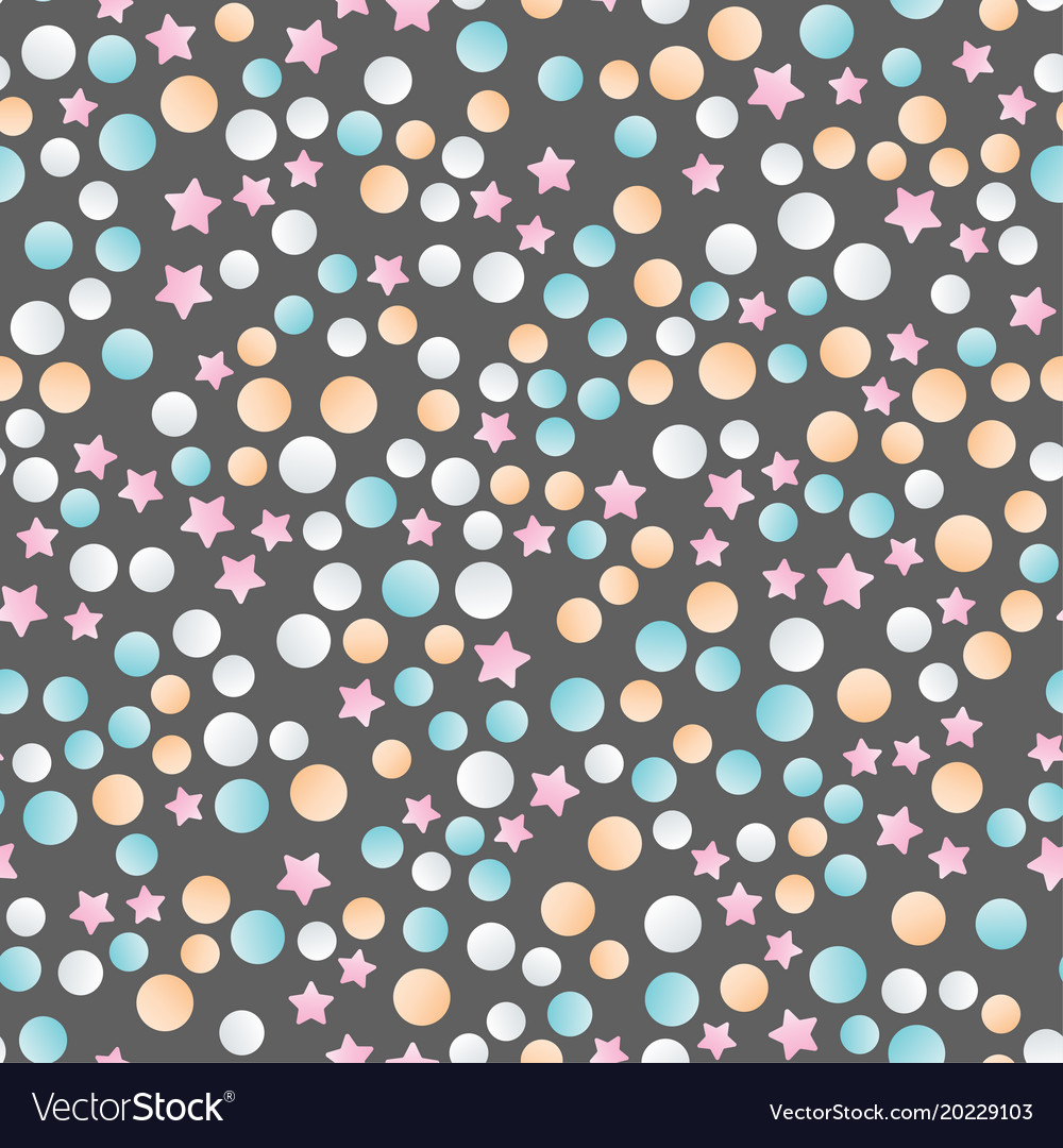 Seamless pattern with stars