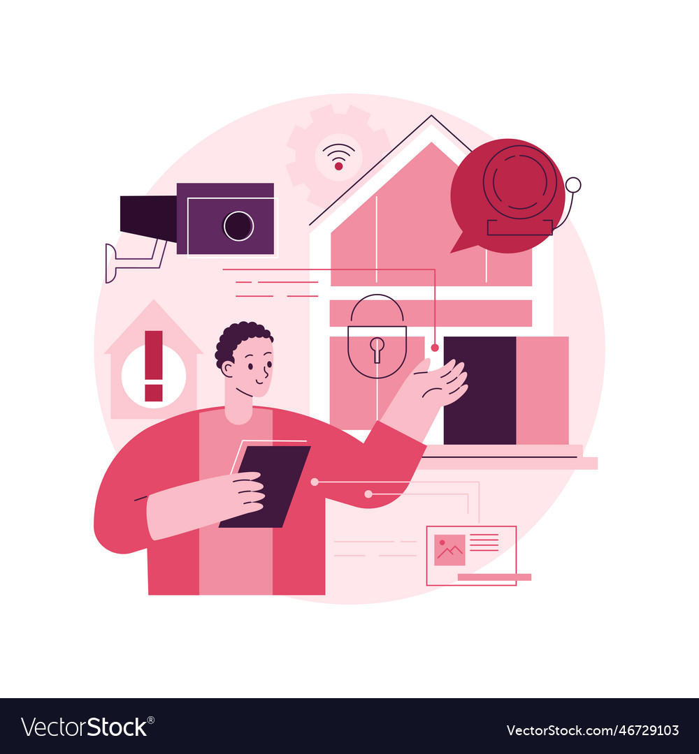 Security systems design abstract concept