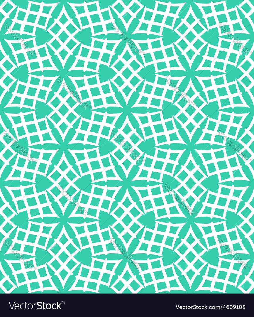 Aqua Geometric Pattern