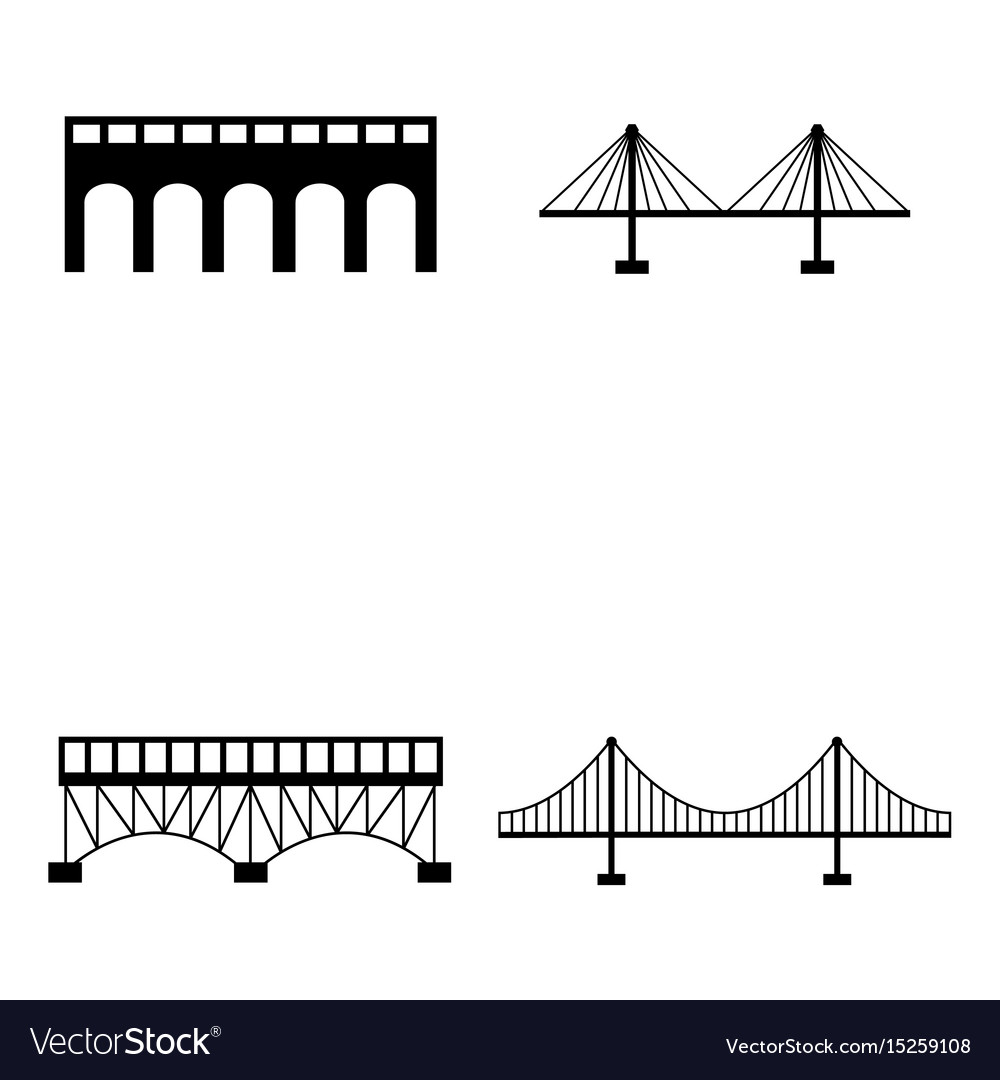 Bridge icon set