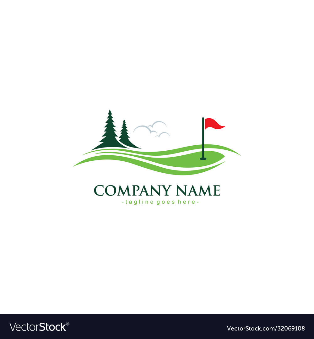 Golf Logo Simple Royalty Free Vector Image - Vectorstock