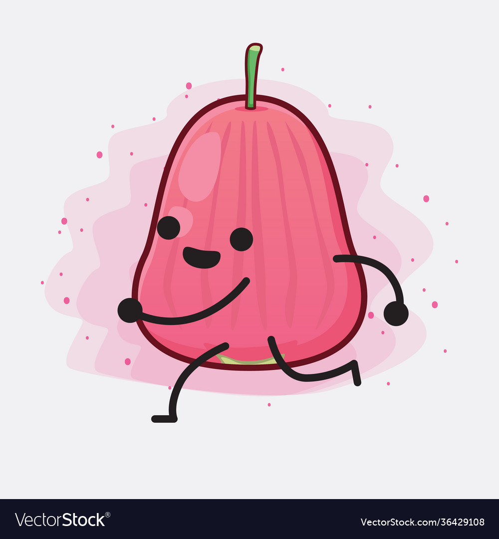 Java apple fruit cute character with simple face