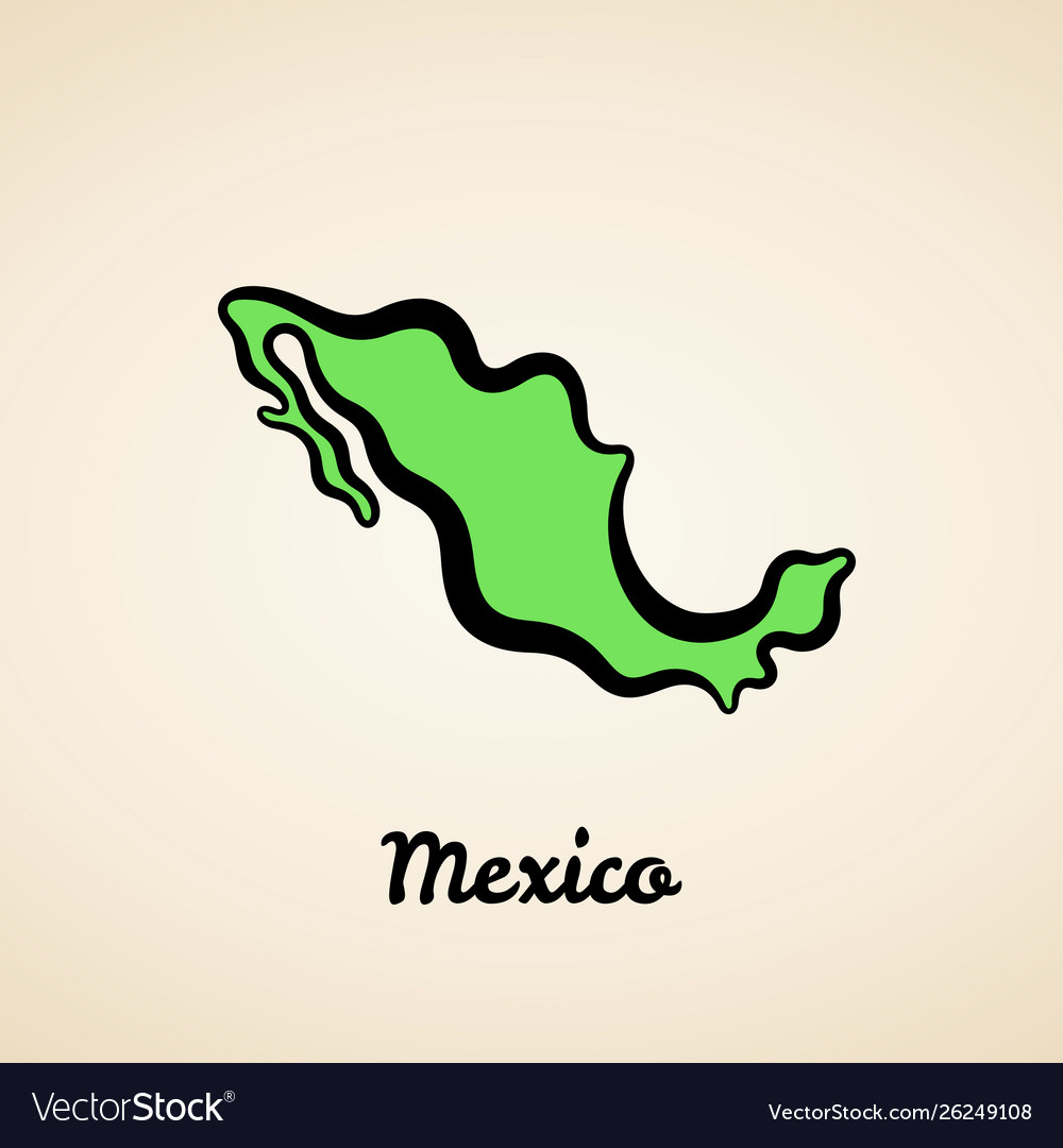 Mexico - outline map