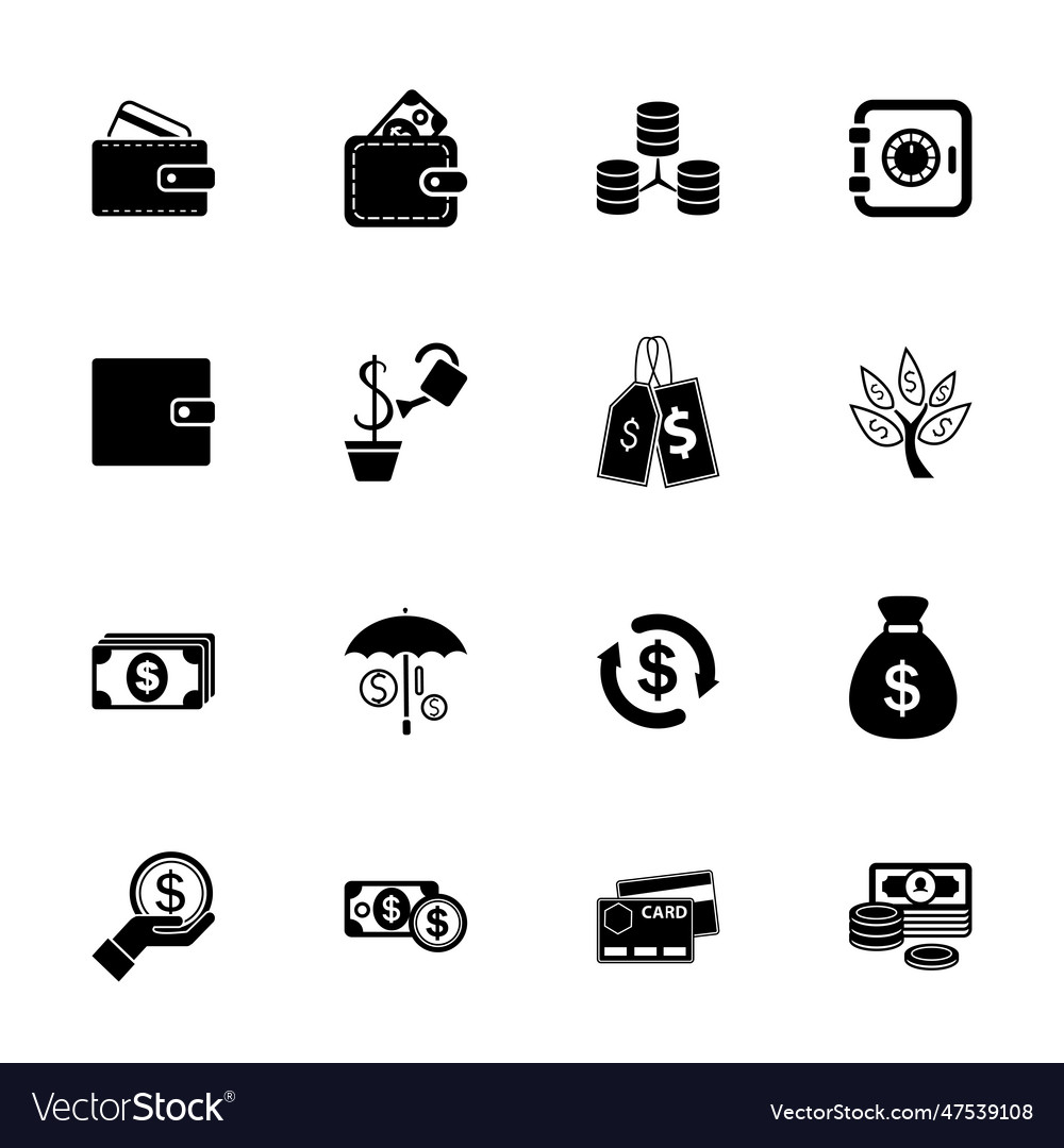 Money icon set