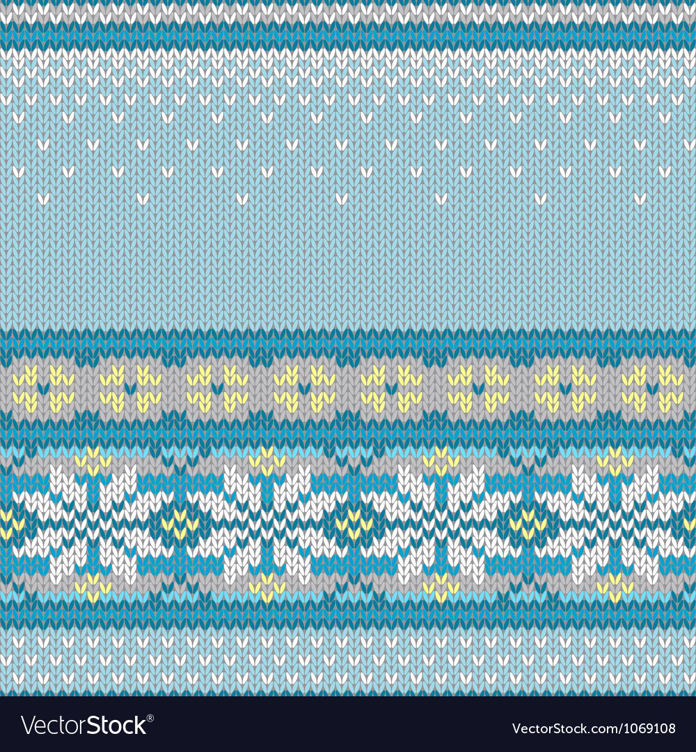 Snowflake Knitted Pattern