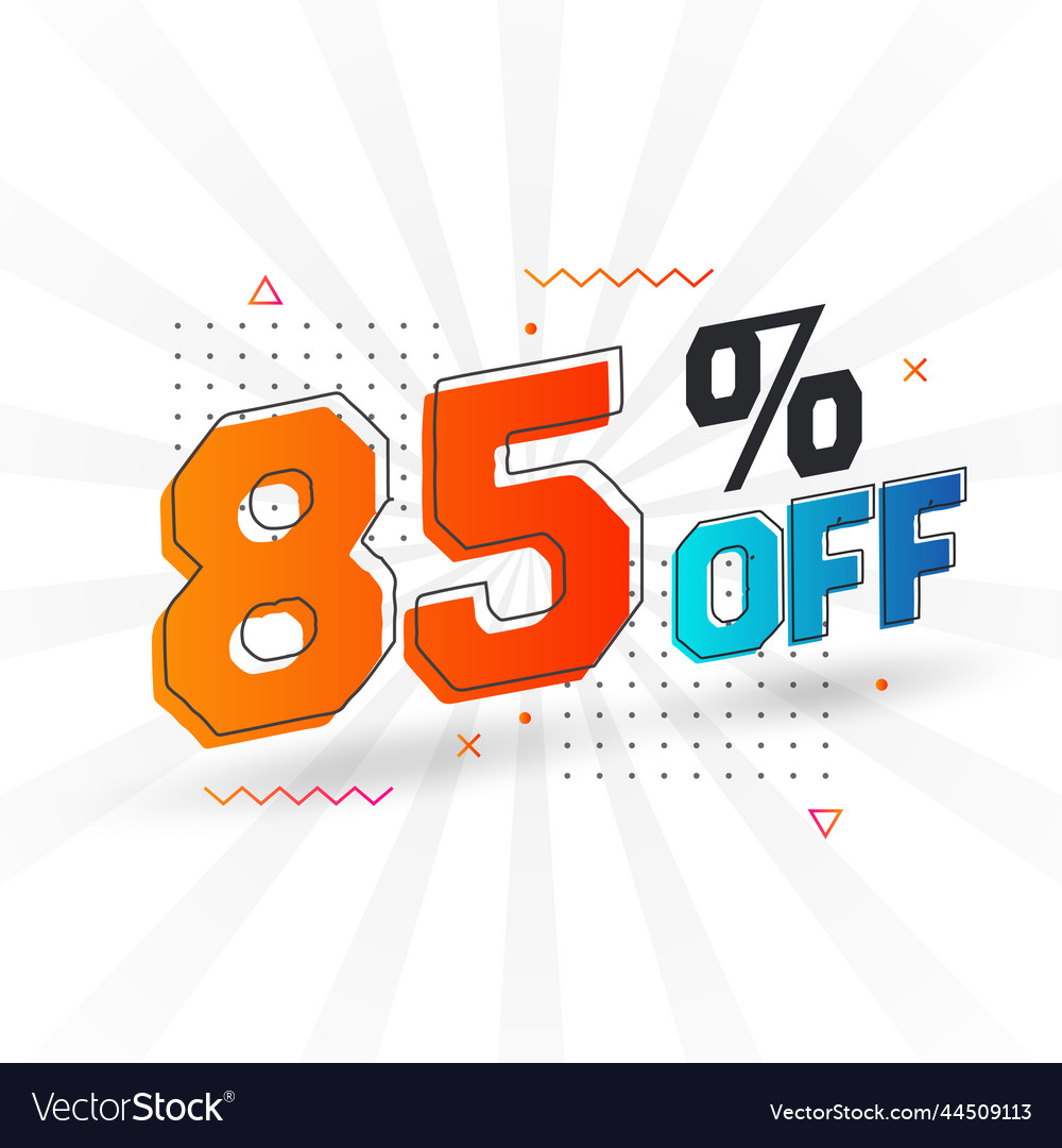 85 percent off 3d special promotional campaign