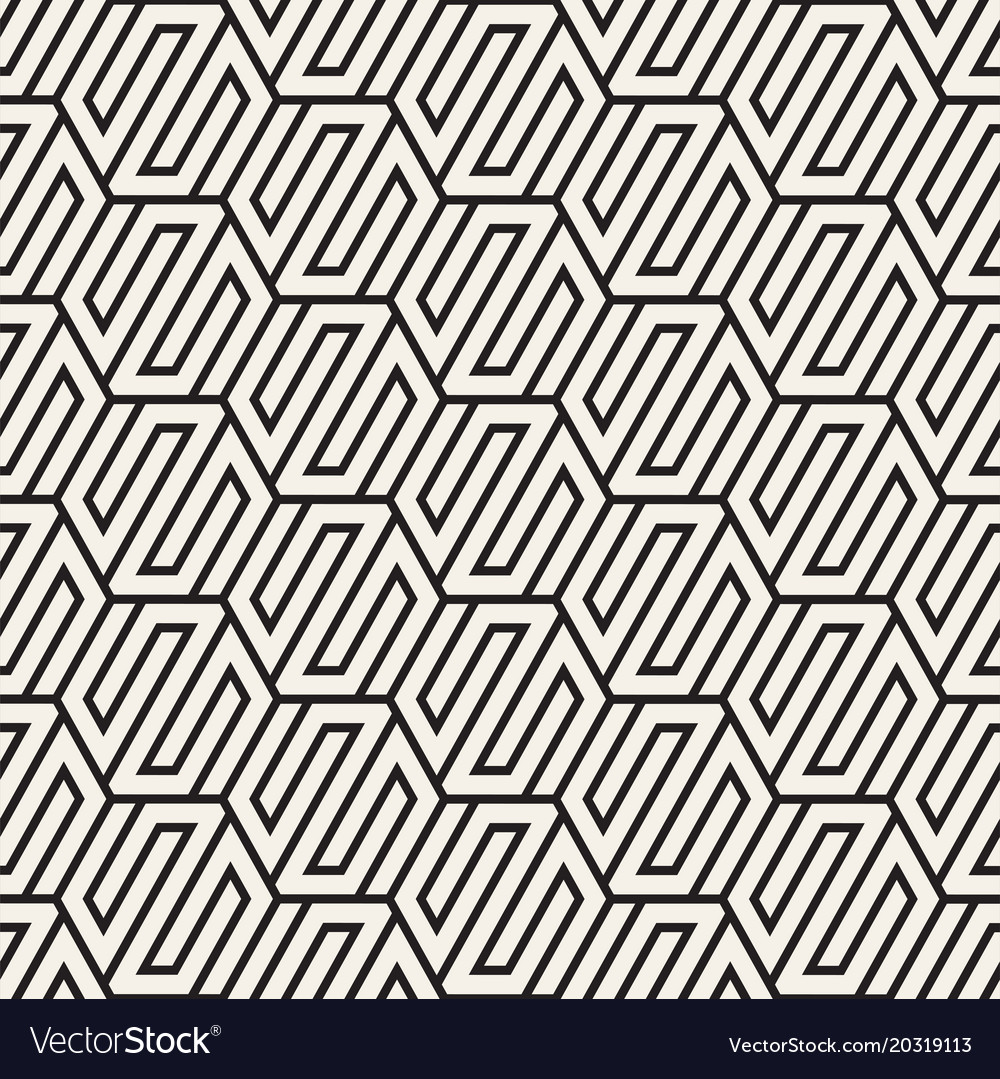 Abstract Hexagon Pattern