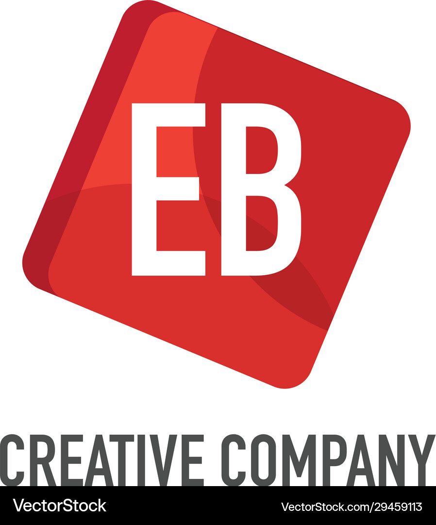 Initial letter logo template design Royalty Free Vector