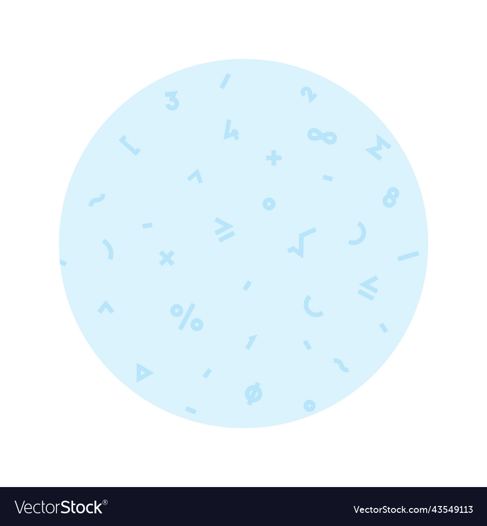 Pattern from mathematical symbols vector image Pattern from mathematical symbols