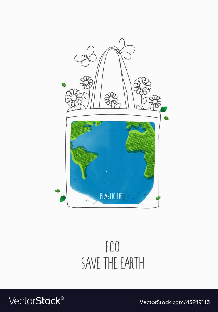 Plastic free ecological no to