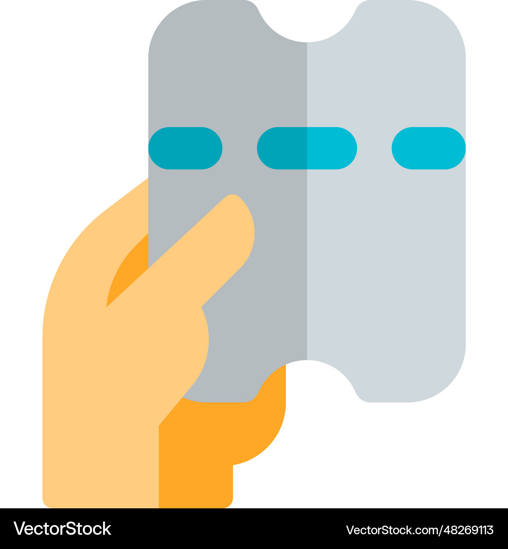 Redeem a voucher to receive free ticket Royalty Free Vector