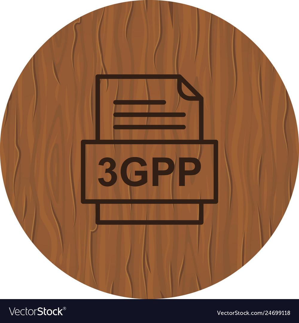 3gpp file document icon