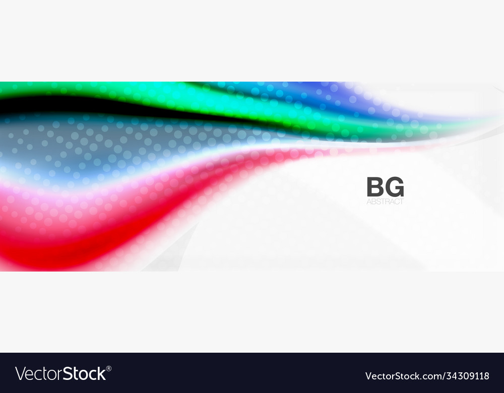 Abstract background smooth flowing lines blurred vector image Abstract background smooth flowing lines blurred