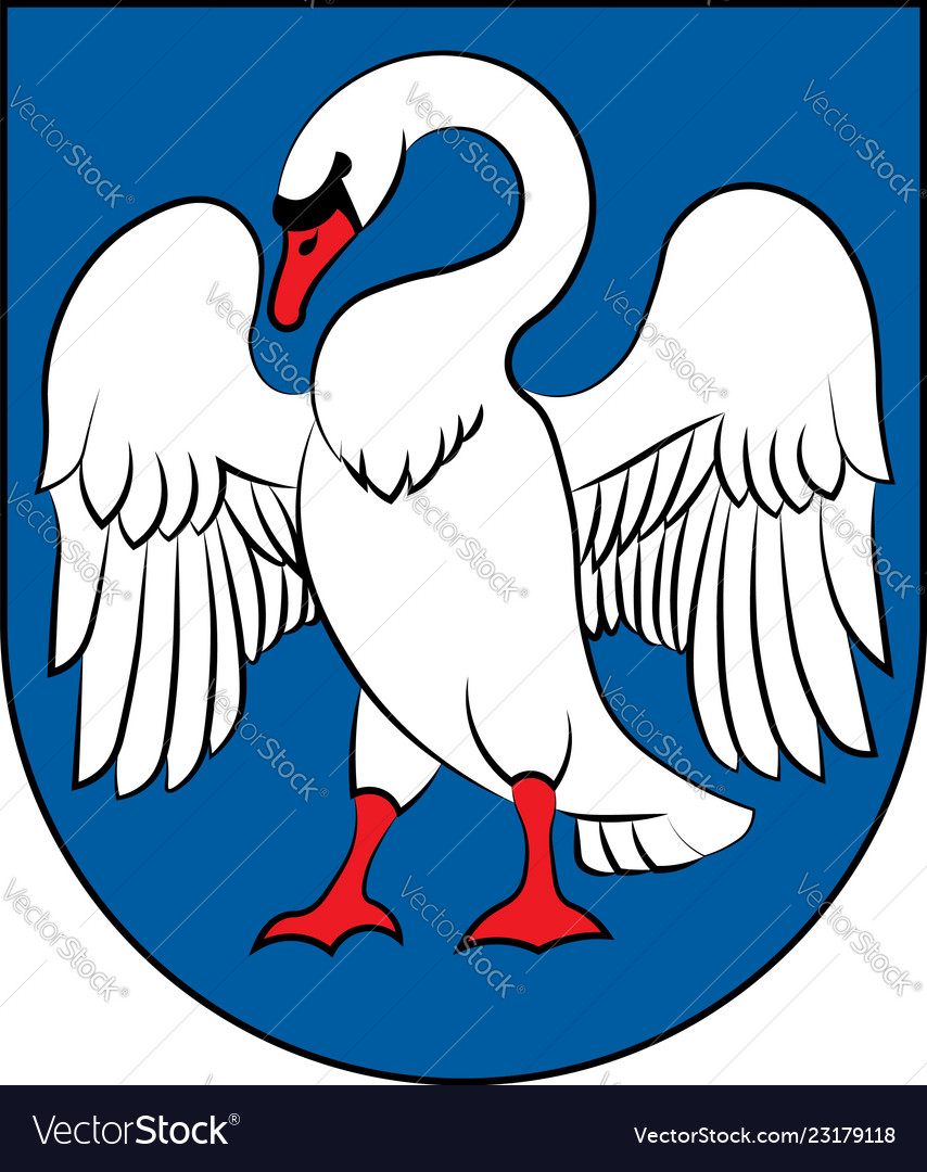 Coat of arms jonava in kaunas county Royalty Free Vector