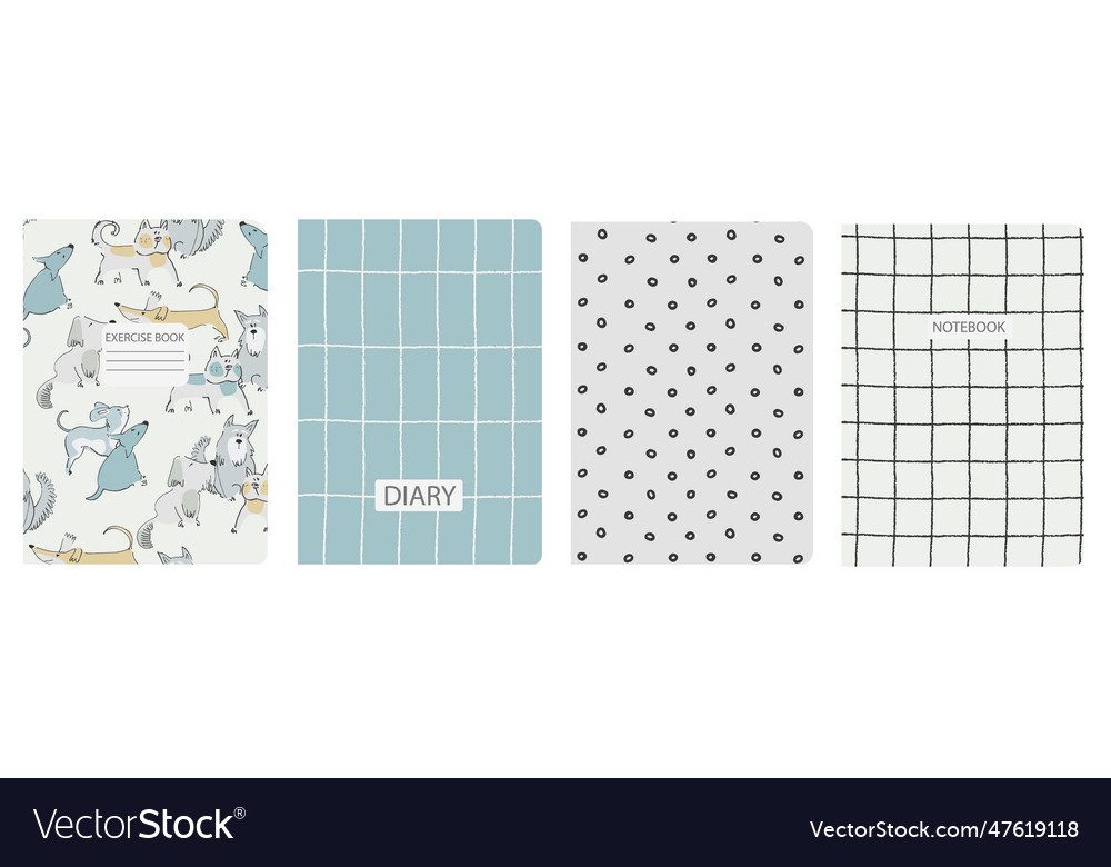 Cover page templates based on seamless patterns