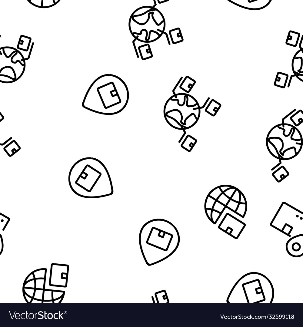 Export global logistic seamless pattern
