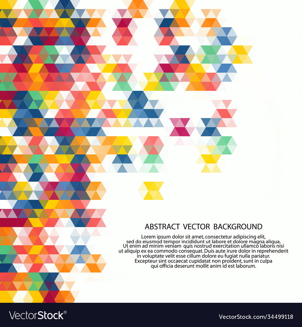 Geometric Triangle Pattern Background