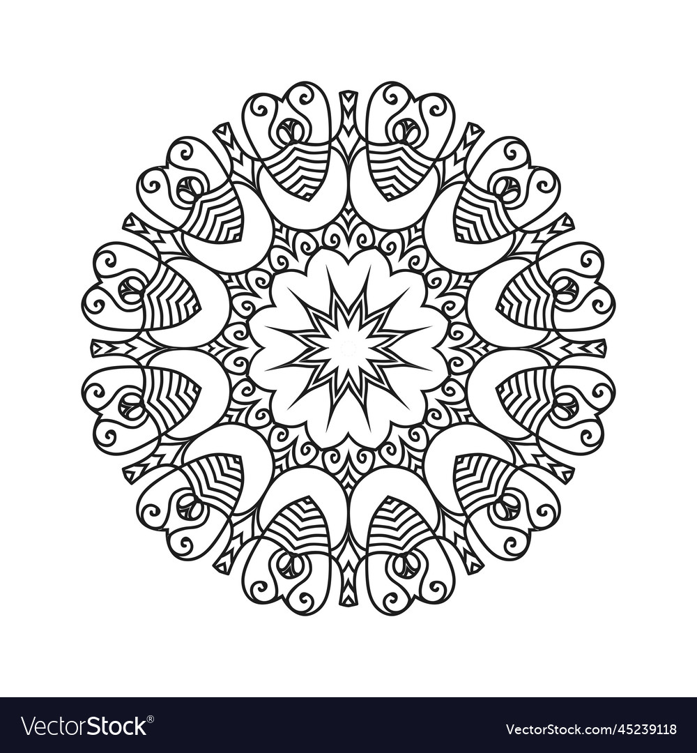 Mandala pattern design background