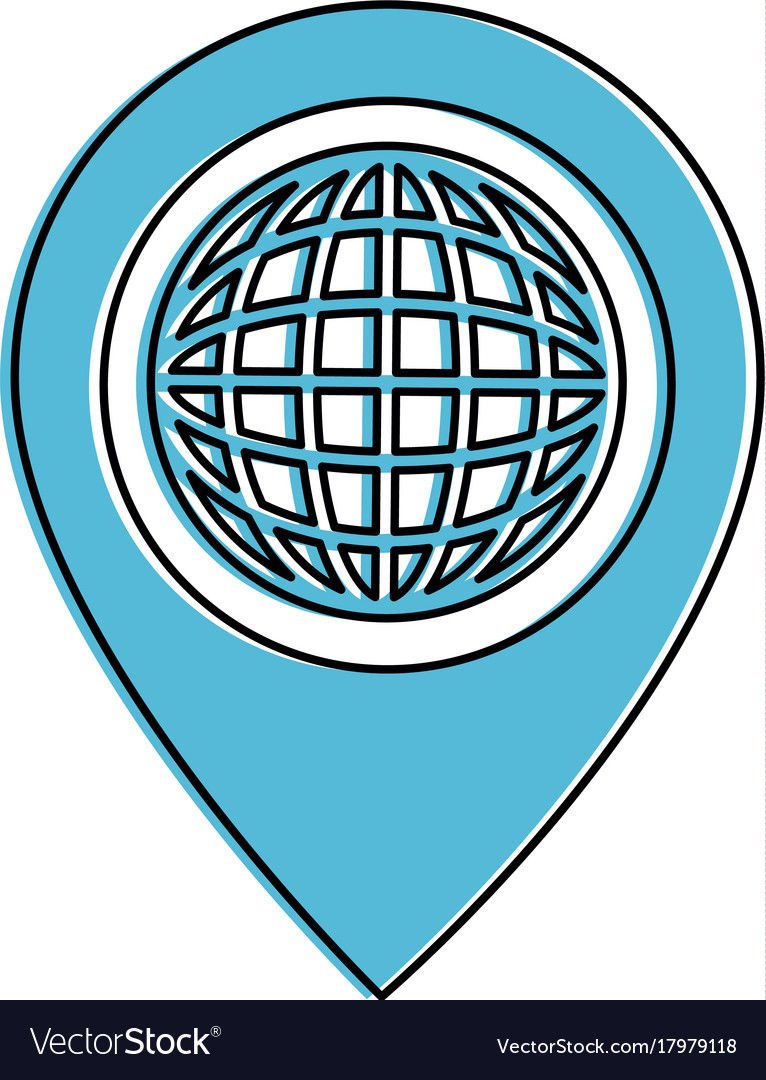 Planet with pointer location