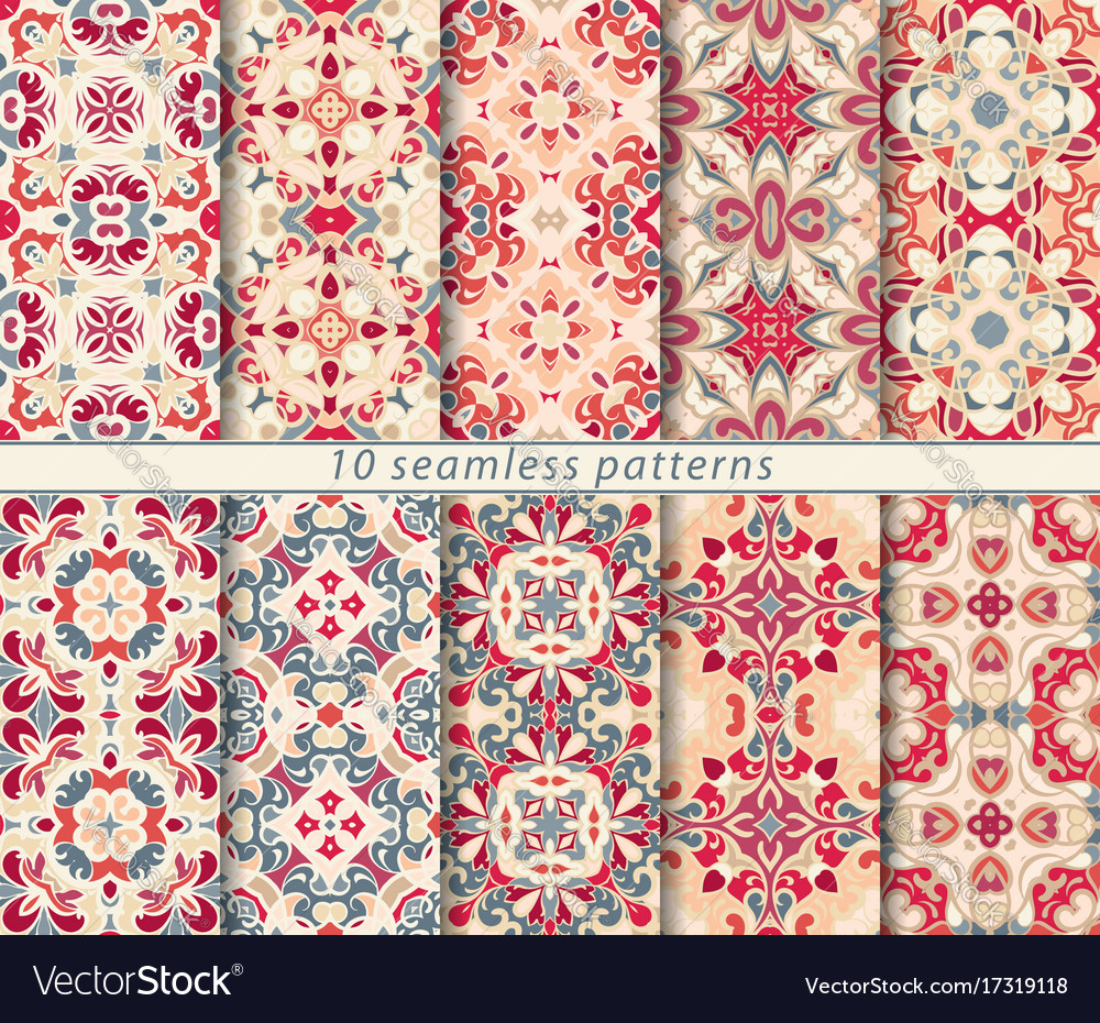 Set of seamless pattern